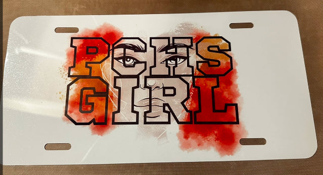 Personalized car tag