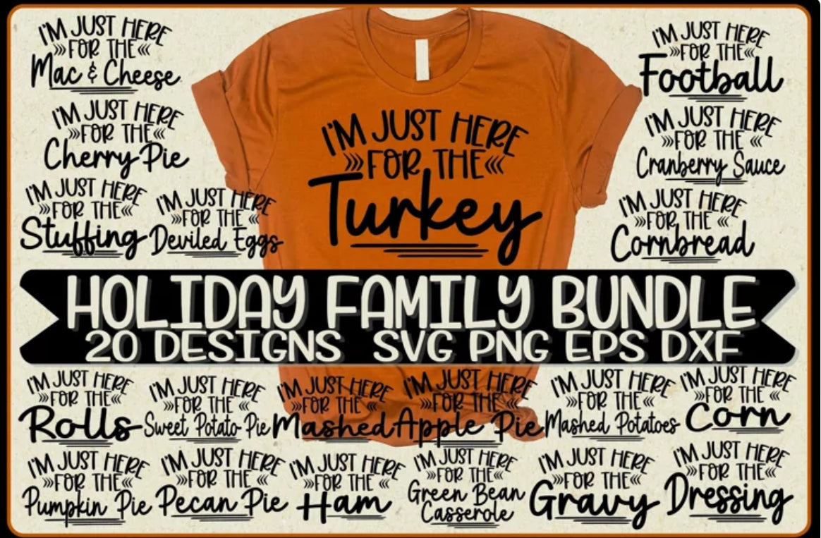 Holiday food tshirts