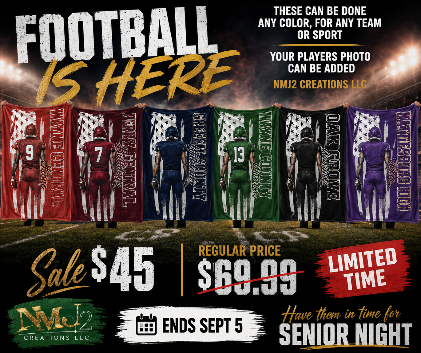 Custom Player Blanket
