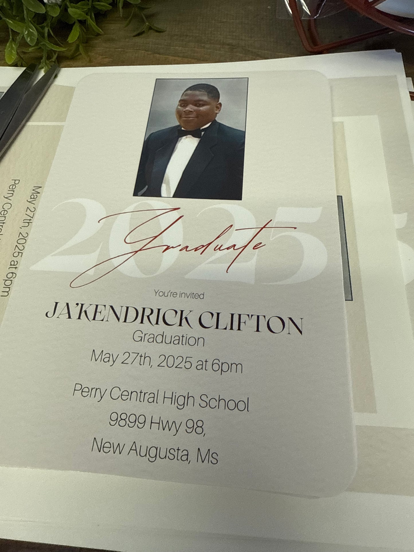 Custom Grad Invitations