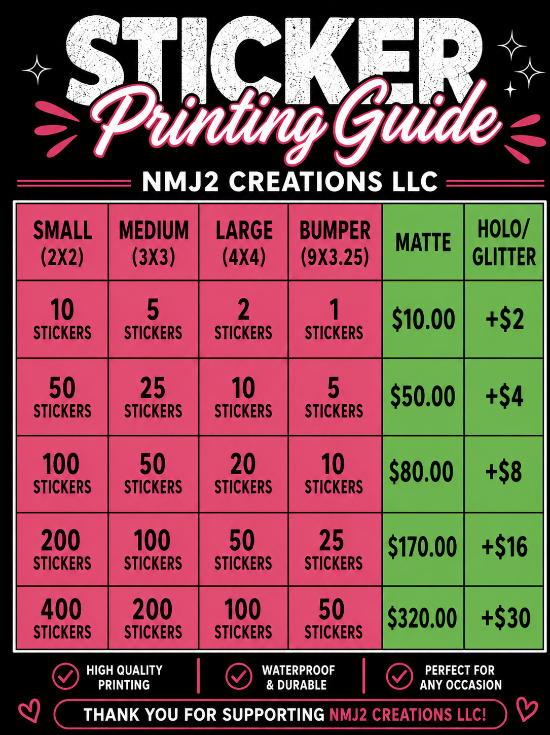 Custom Stickers