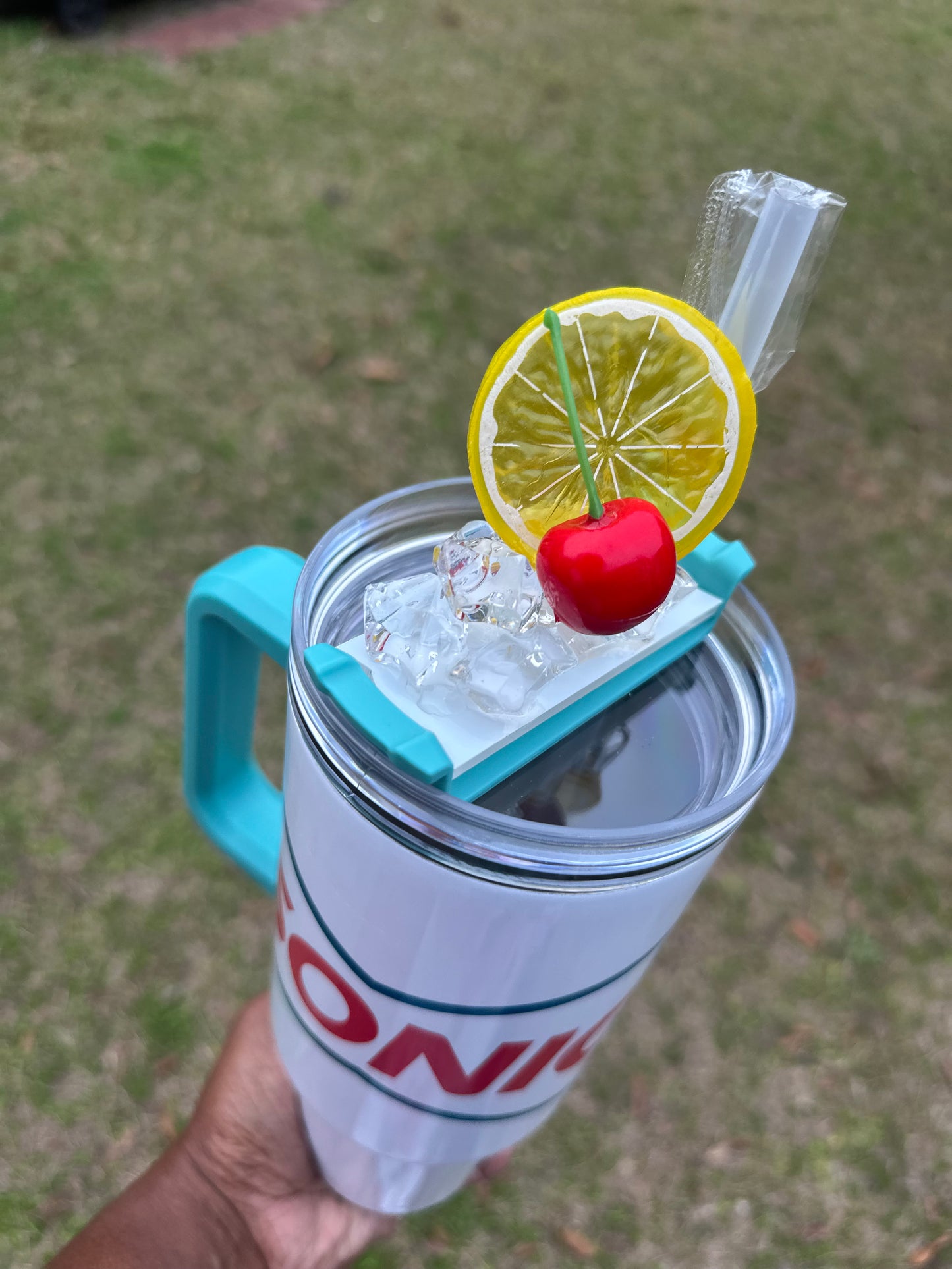 Custom 40 oz tumbler tag