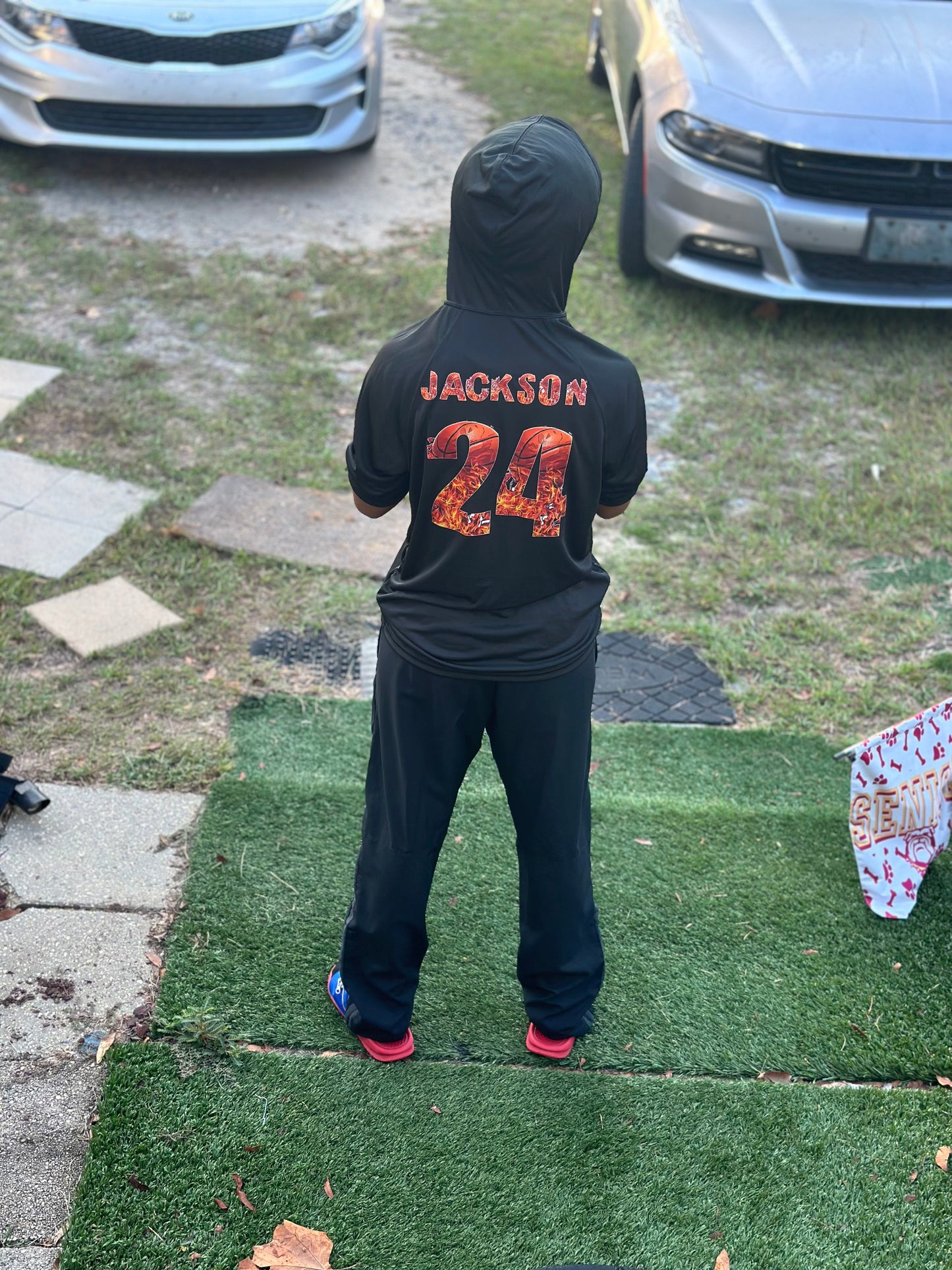 Custom Hooded Dri-fit long sleeve shirt