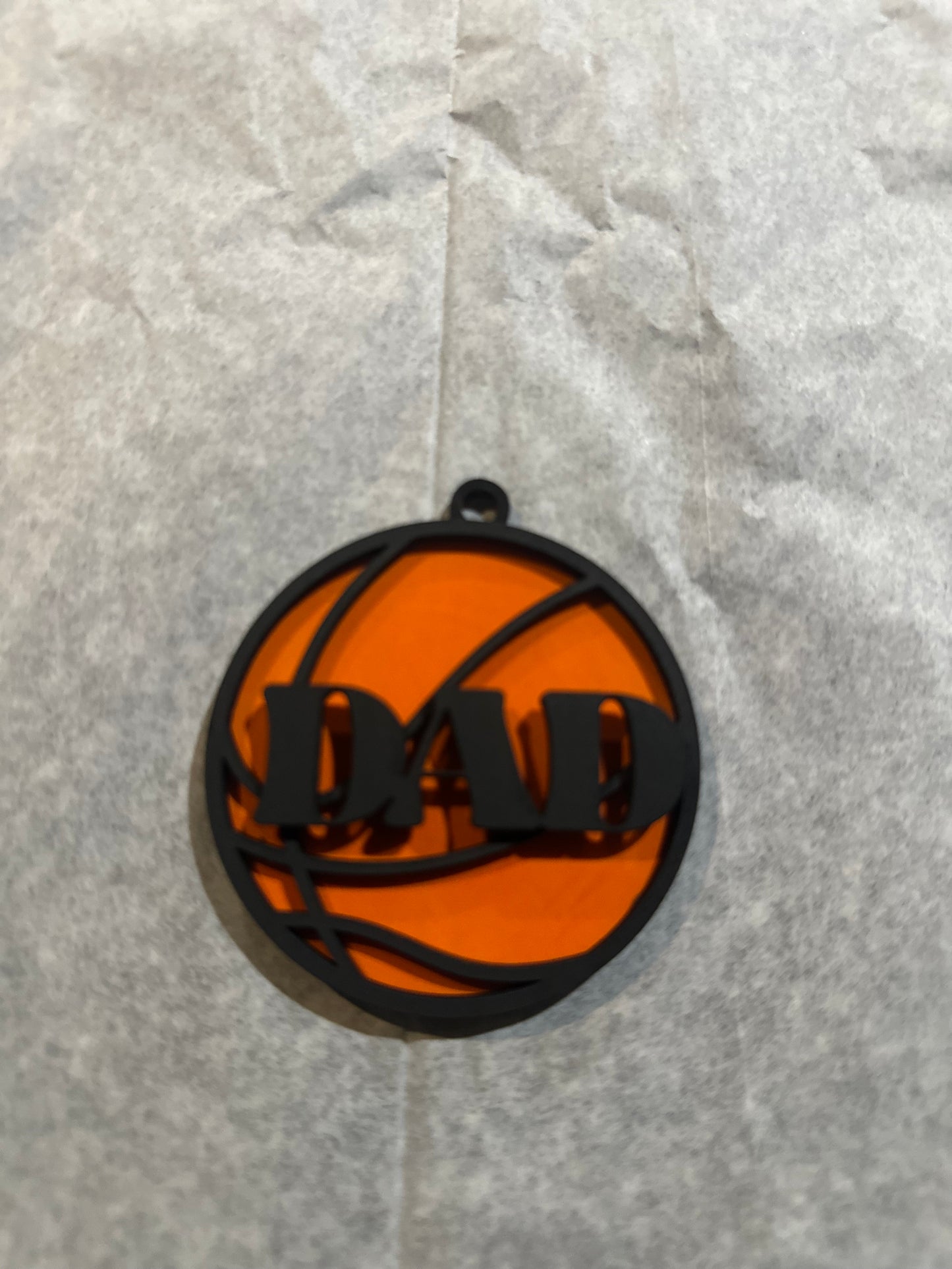 Basketball Car Charm/Bag Tag
