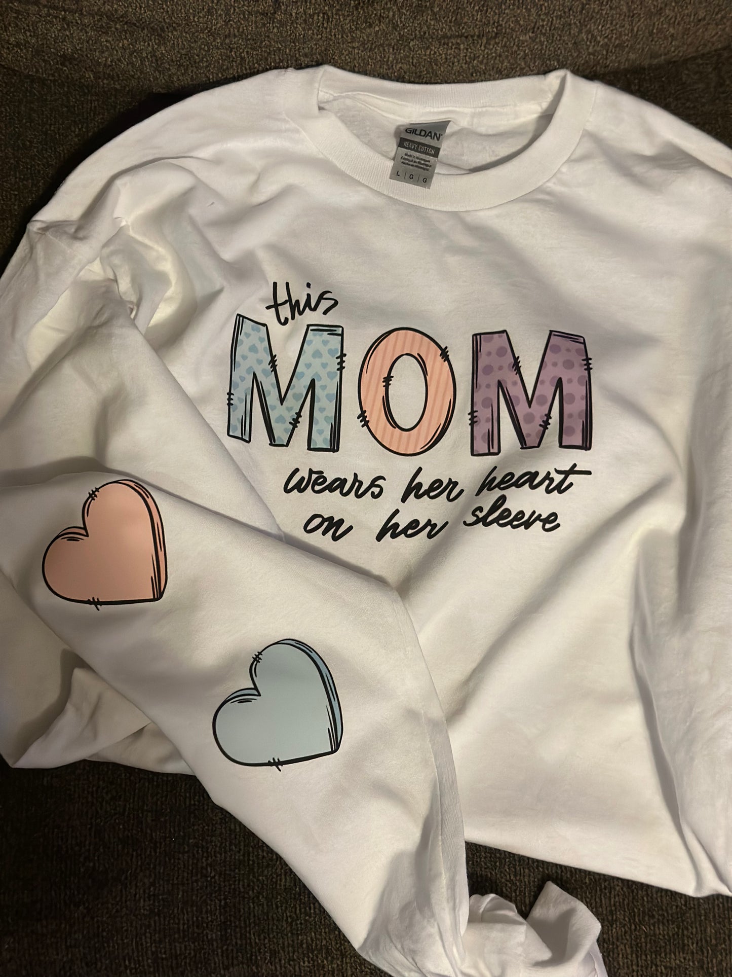 This… wears her heart on her sleeve long-sleeve t-shirt