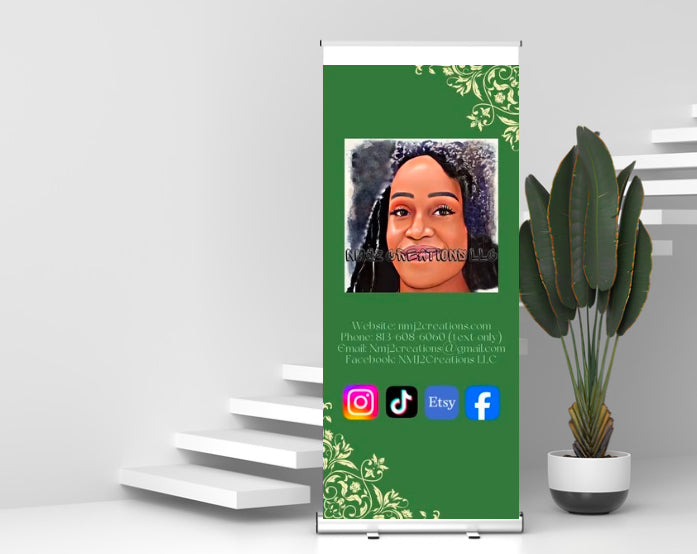 Retractable Banners (2ft by 5ft)