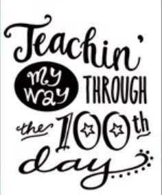 100 days of school