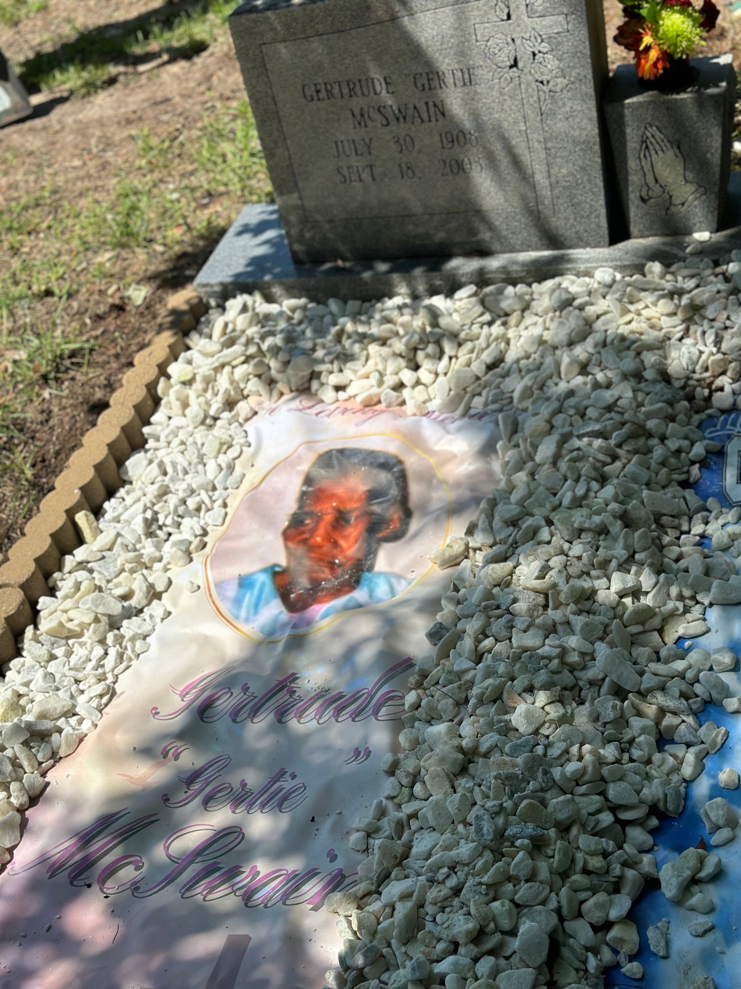 Custom Grave Blanket