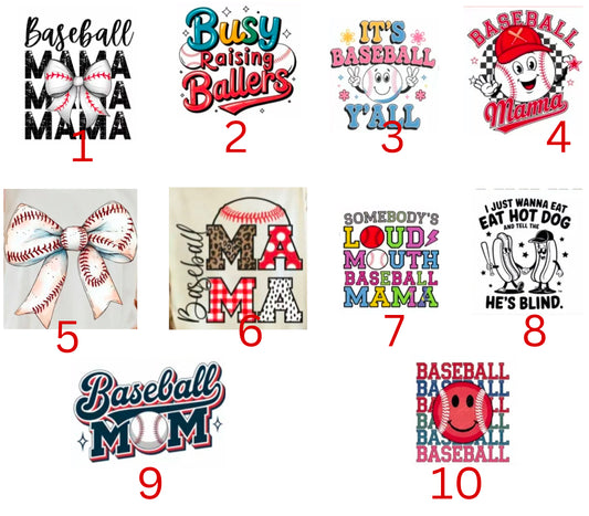 Baseball tees