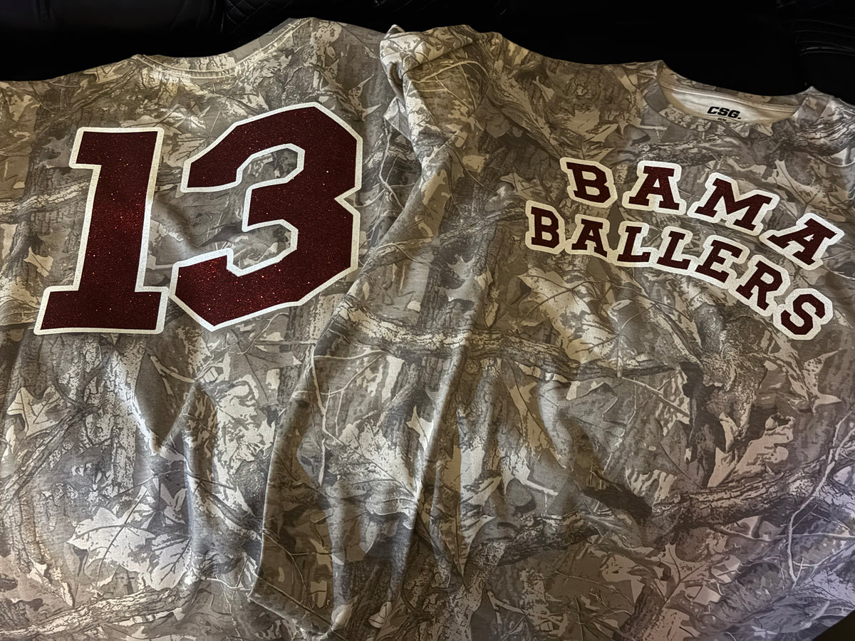 Custom front and back Camo Shirt