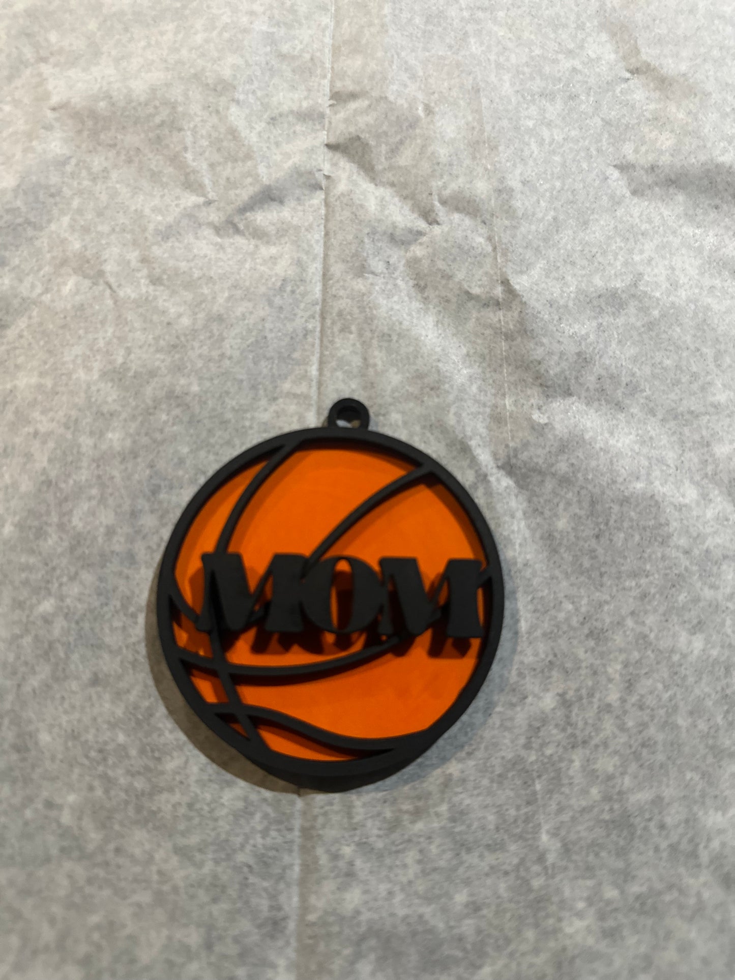 Basketball Car Charm/Bag Tag