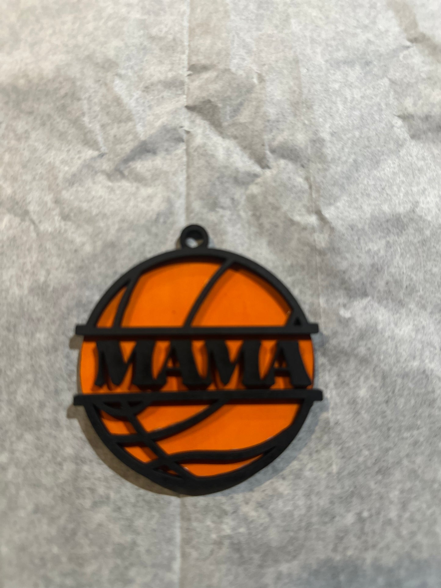Basketball Car Charm/Bag Tag