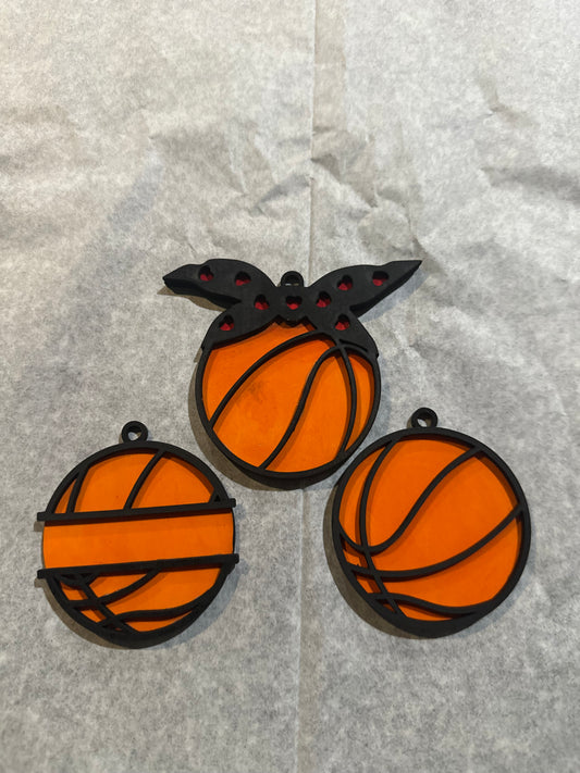 Basketball Car Charm/Bag Tag