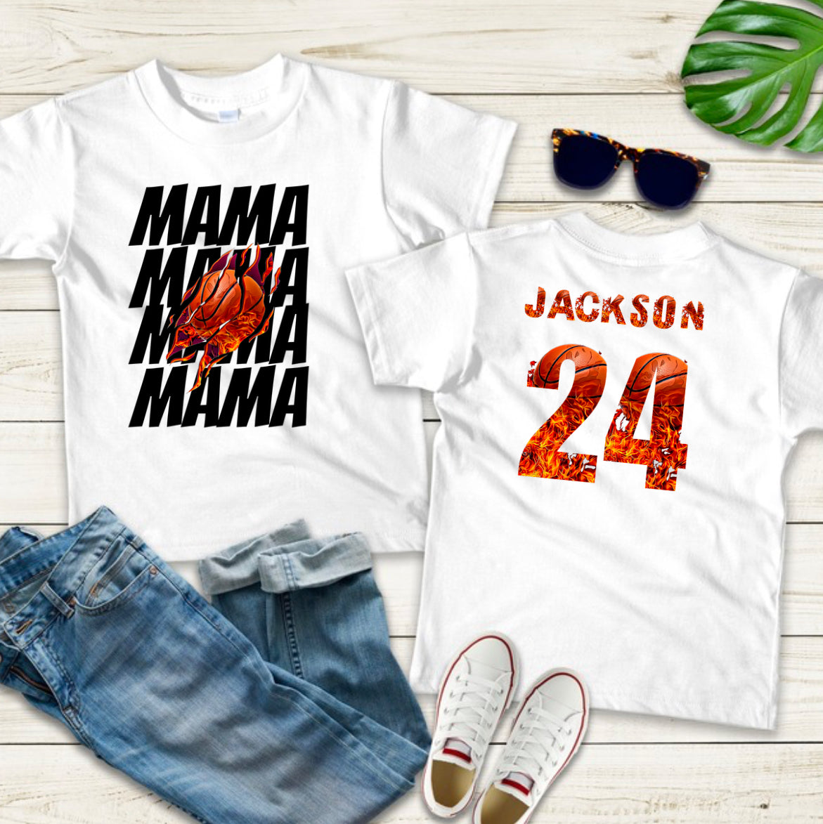 Custom front and back shirts
