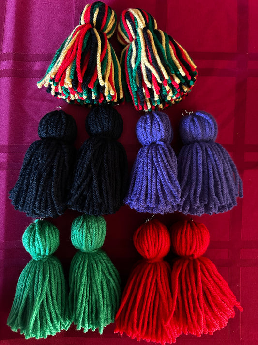 Black History Tassel Earrings Bundle