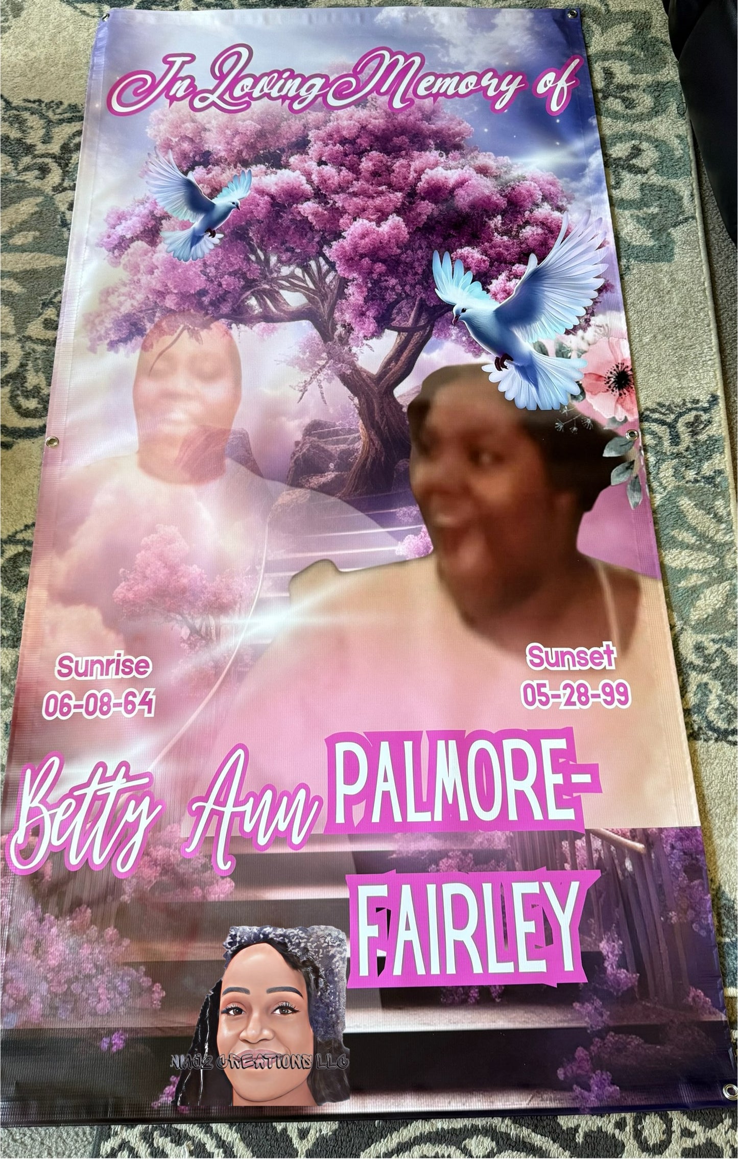 Custom Grave Blanket