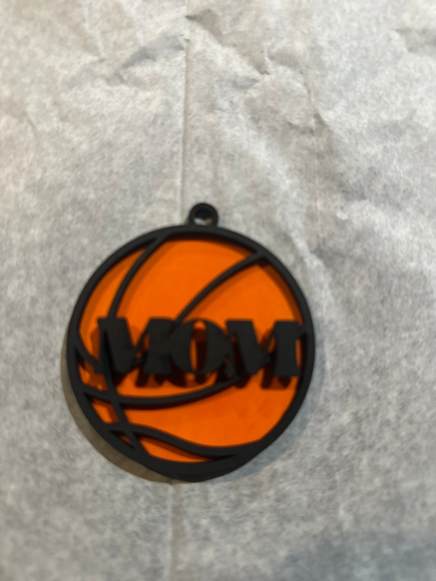Basketball Car Charm/Bag Tag