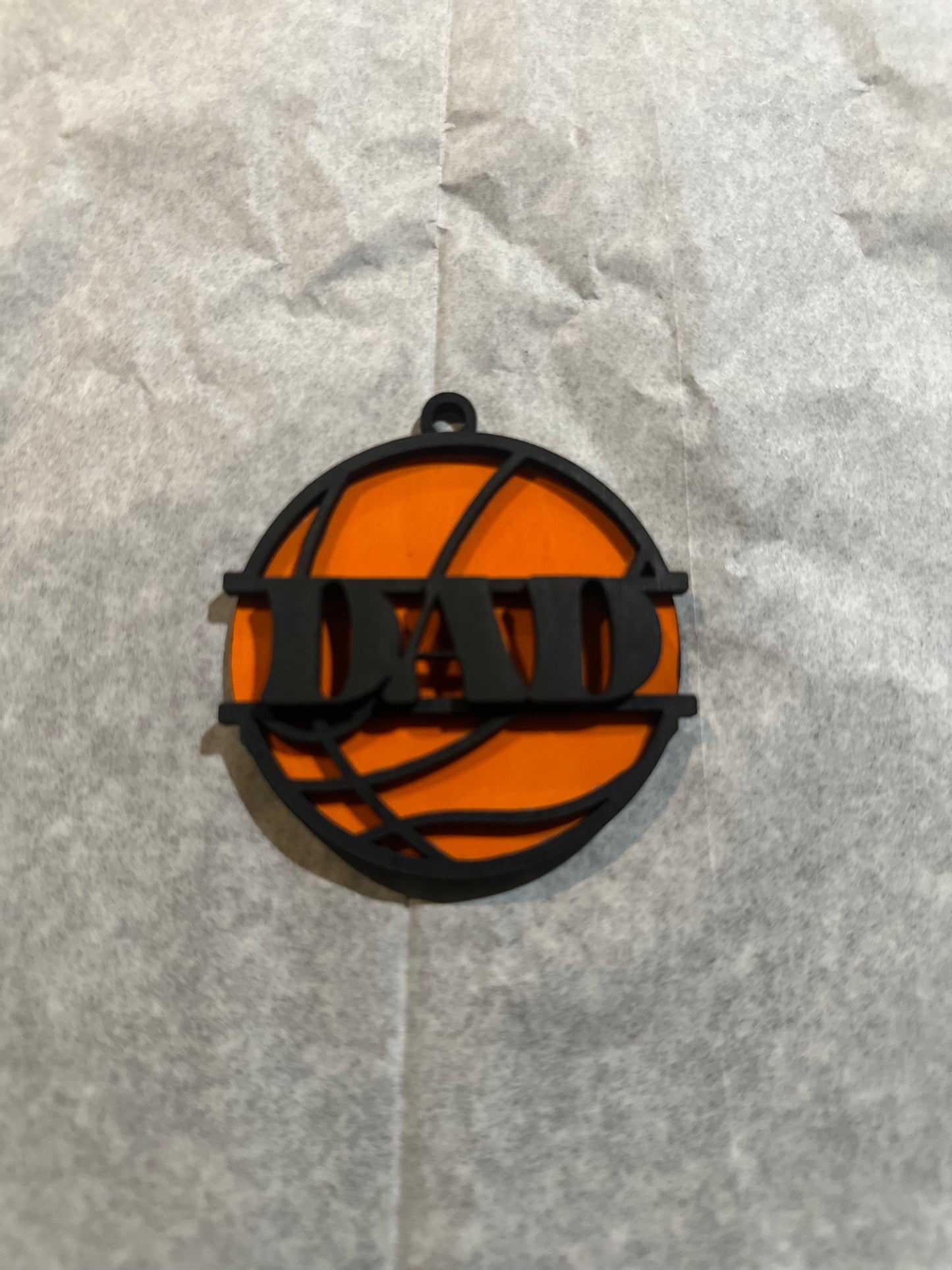Basketball Car Charm/Bag Tag
