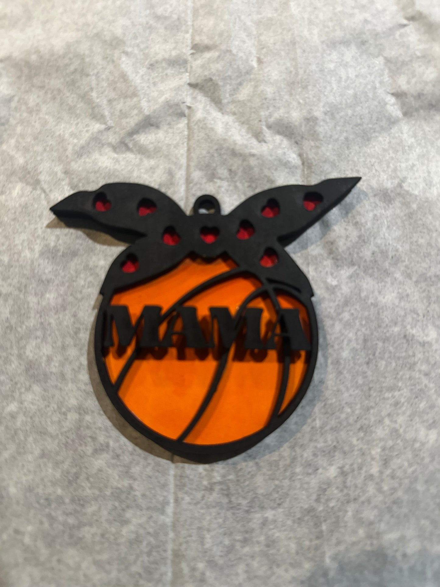Basketball Car Charm/Bag Tag