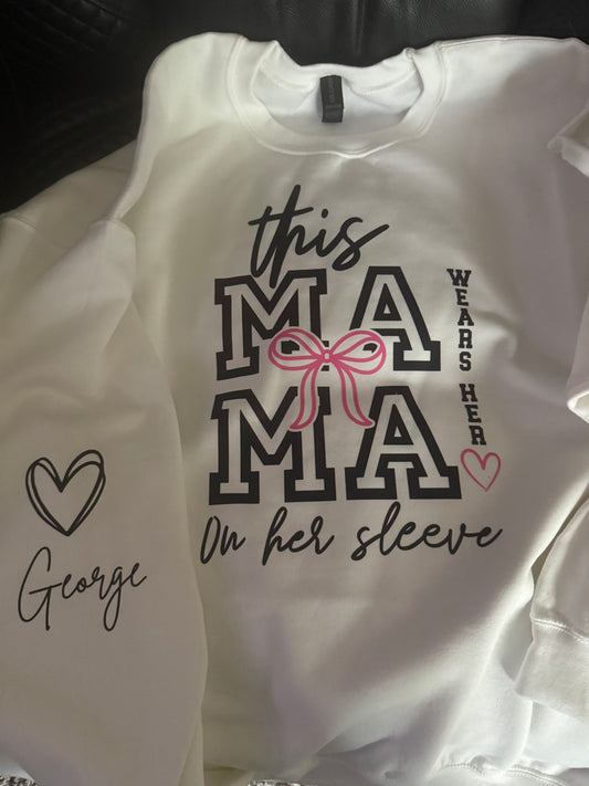 Custom Mama Sweatshirt