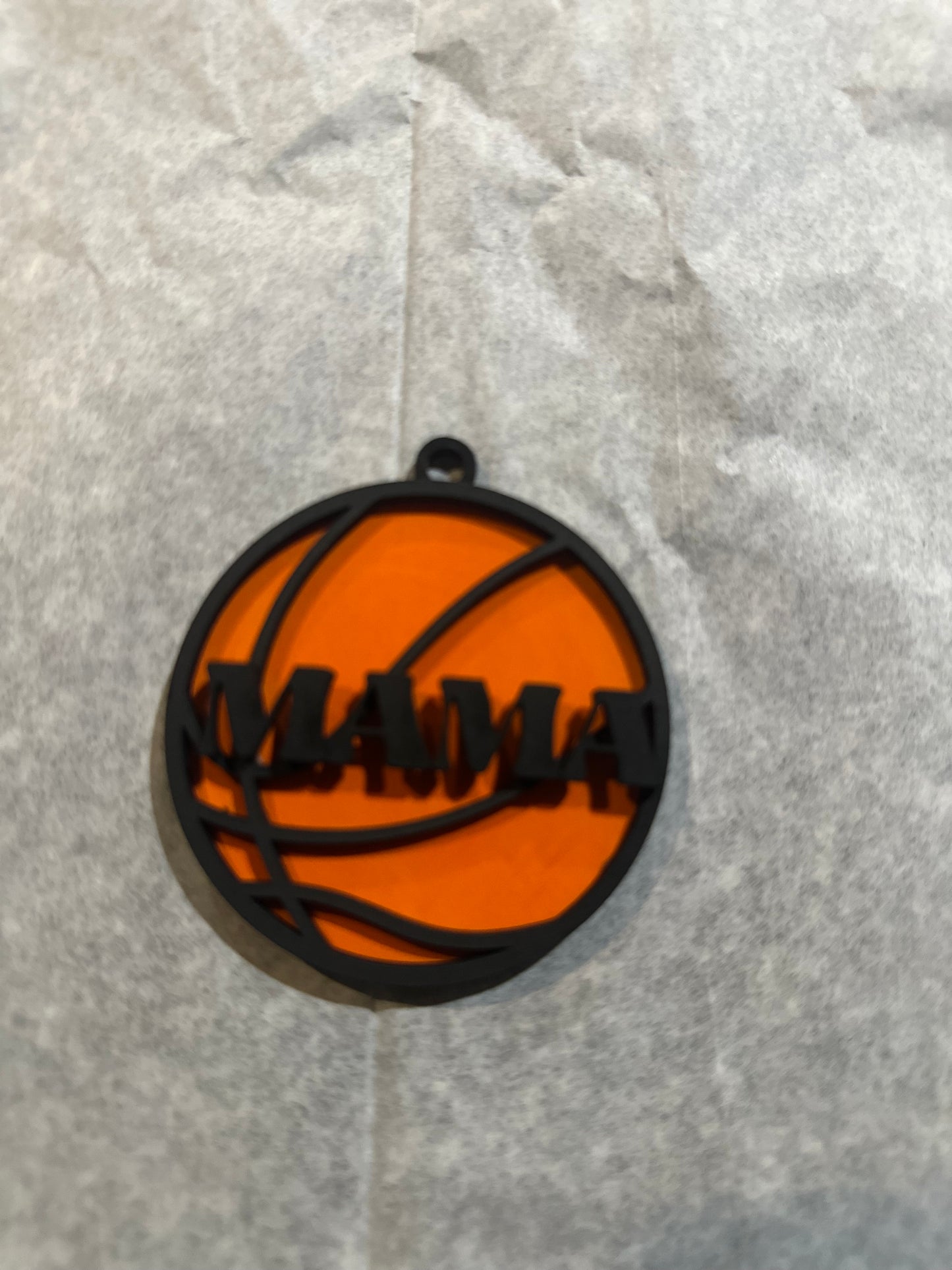 Basketball Car Charm/Bag Tag
